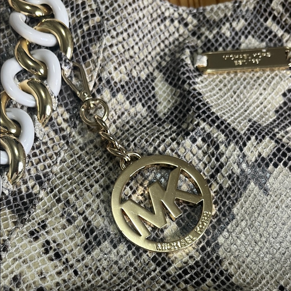 Michael Kors Python Embossed Boho - image 4